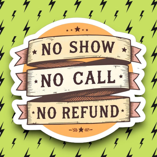 Vintage No Show Sticker | Frankenskins