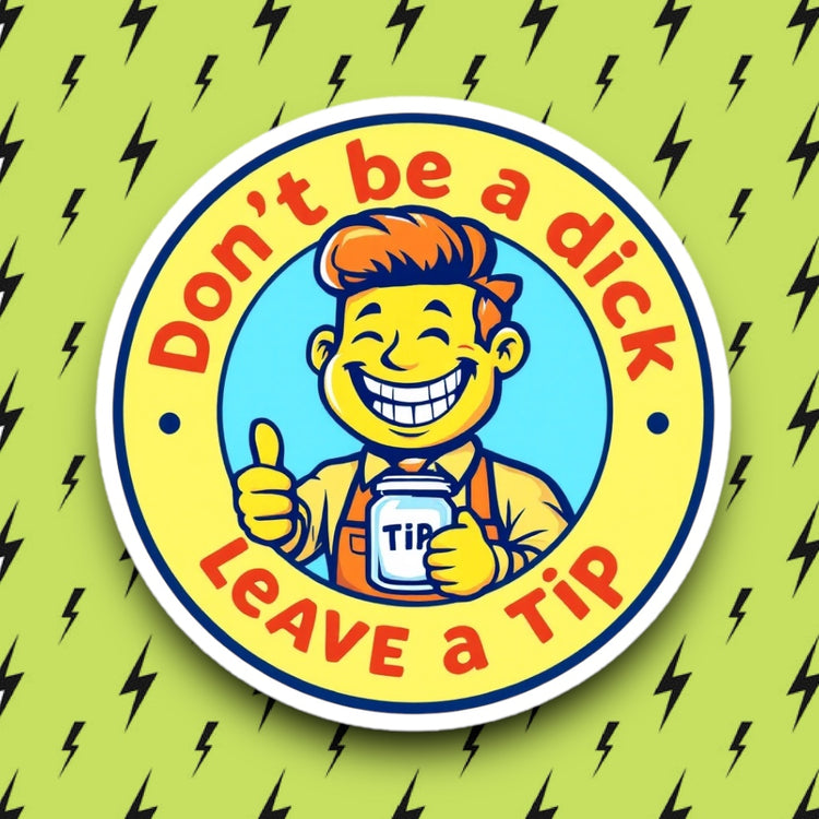Leave a Tip Sticker | Frankenskins