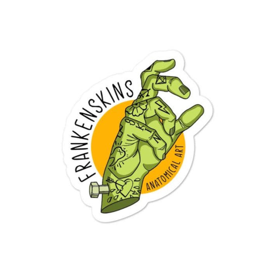 Frankenskins logo sticker